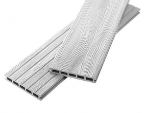 Террасная доска из ДПК Unodeck Mogano Слоновая кость