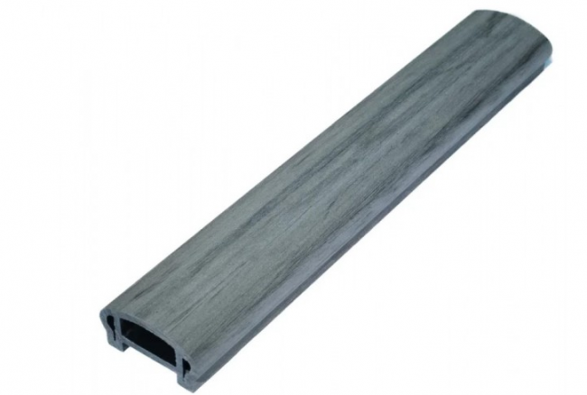 Перила верхнее дпк TimberTex серый 3D