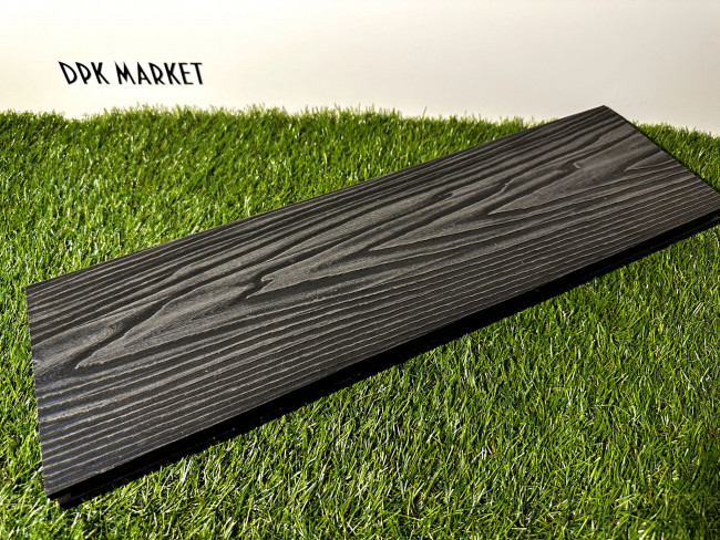 Террасная доска дпк WPC rotten Чёрный -Графит