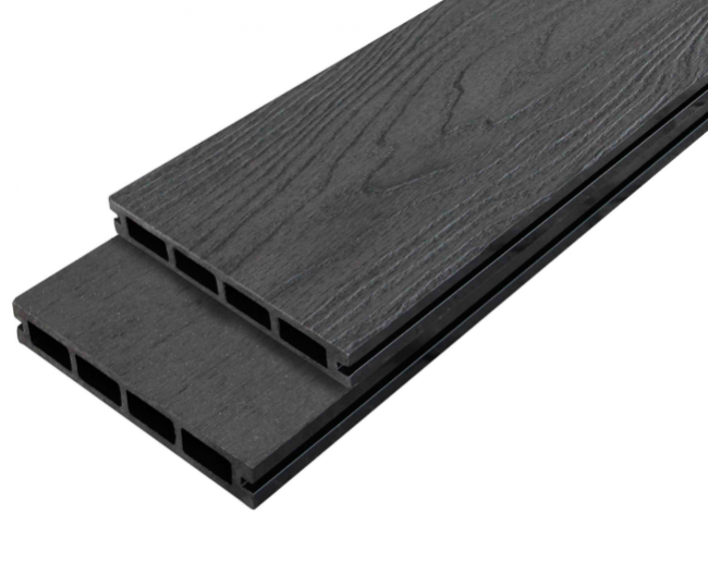 Террасная доска ДПК Outdoor 3D ARIZONA Чёрный